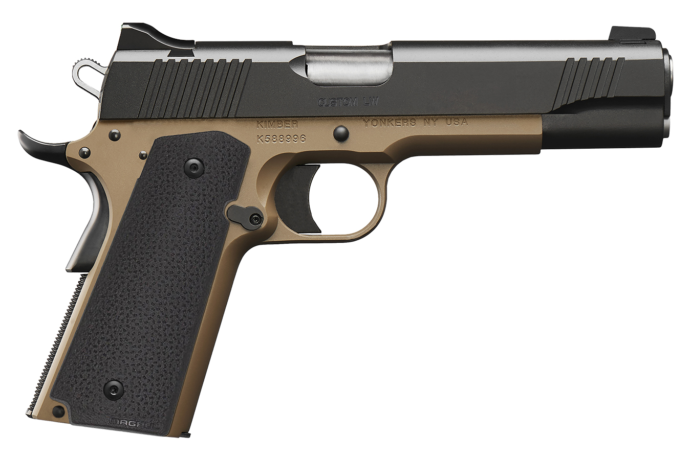 Kimber 1911 Custom LW 45 Auto Pistol with FDE Finish