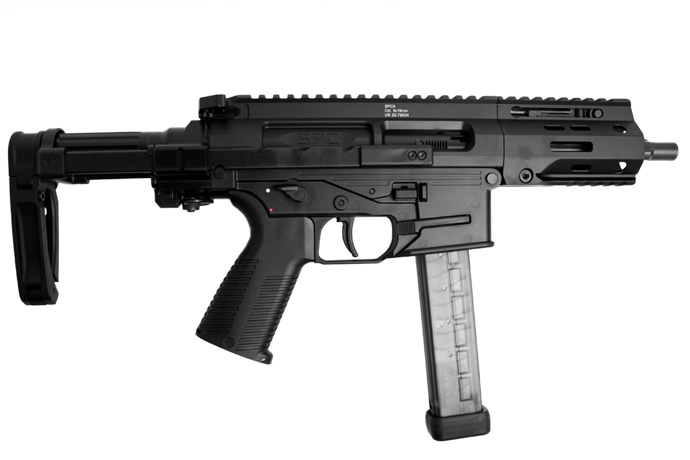 BRUGGER AND THOMET SPC9 9MM PISTOL WITH TELE ARMS BRACE