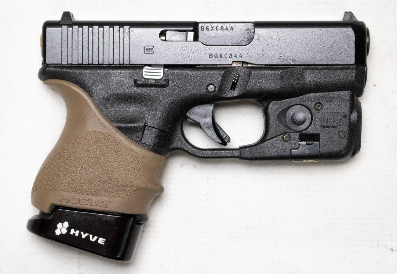 Glock 26 Gen5 9mm Police Trade-In Semi-Auto Pistol with Hogue Grip