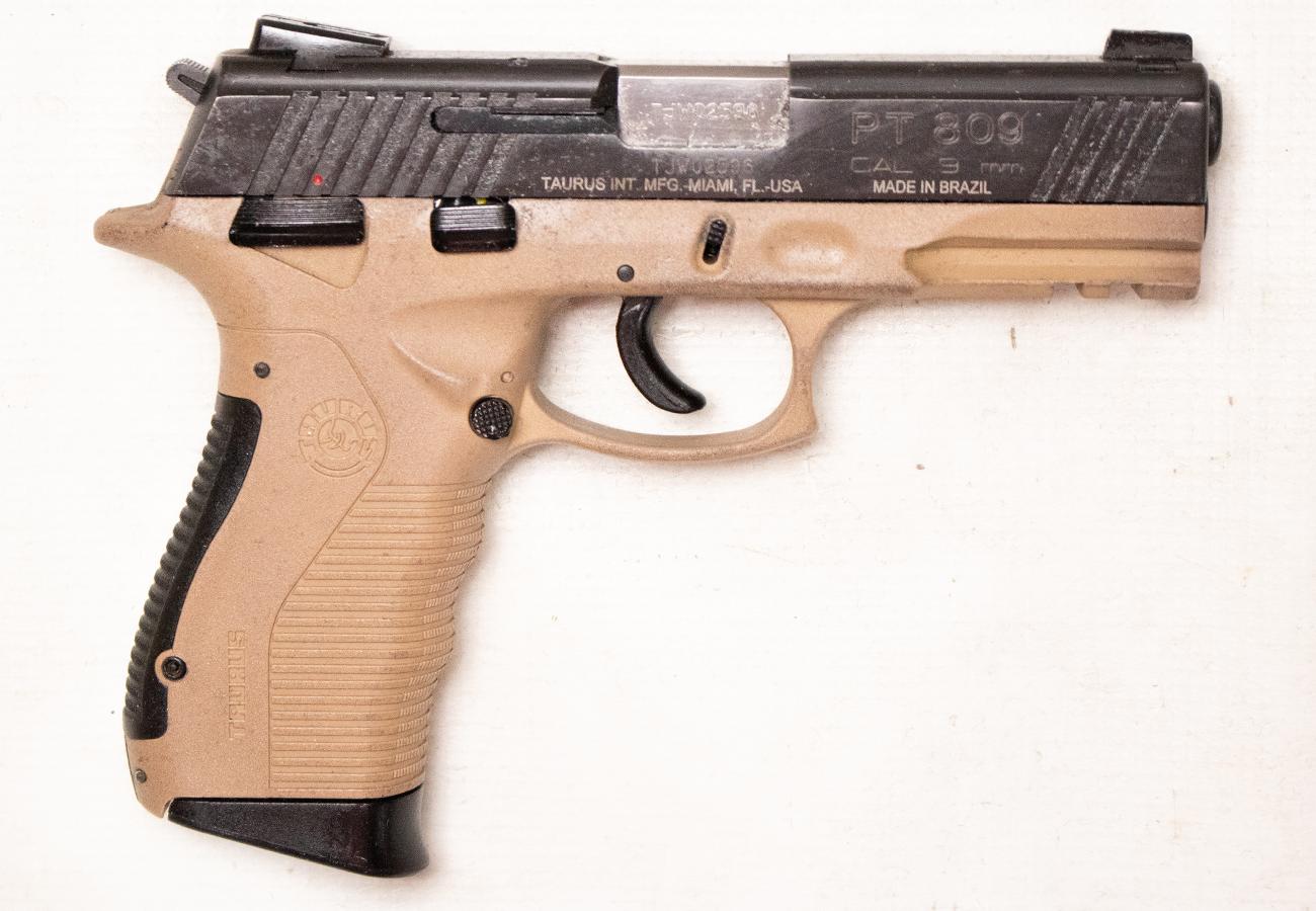 Taurus PT809 9mm Police Trade-In Semi-Auto Pistol with DA/SA Trigger