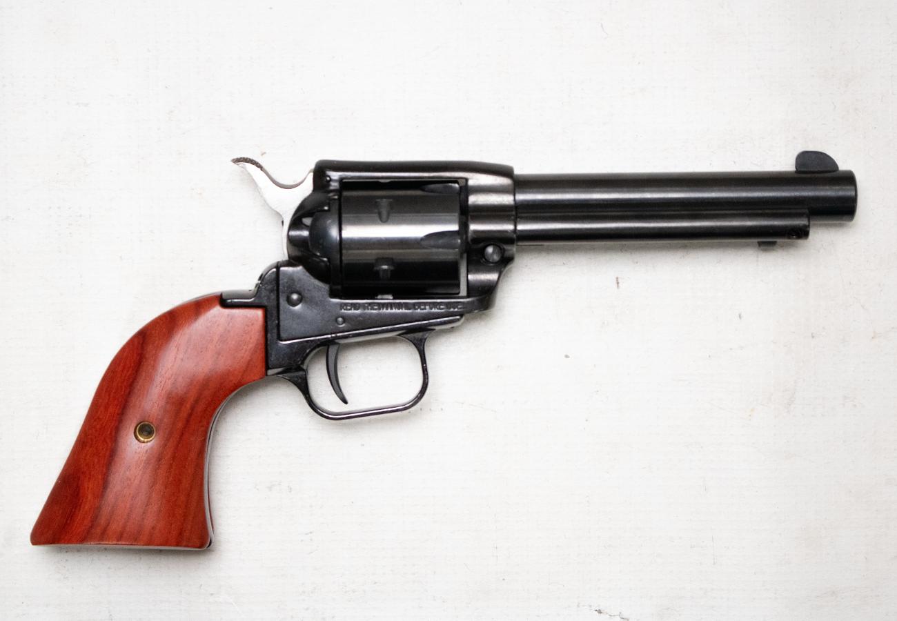 Heritage Rough Rider 22LR Police Trade-In Single-Action Revolver with Wood Grips