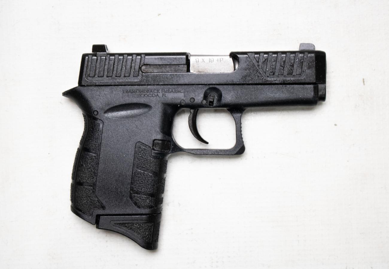 Diamondback DB9 9mm Police Trade-In Semi-Auto Pistol with Front Slide Serrations