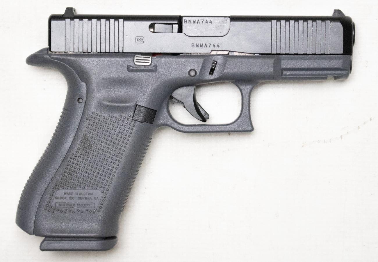 Glock 45 9mm Police Trade-In Semi-Auto Pistol with Grey F