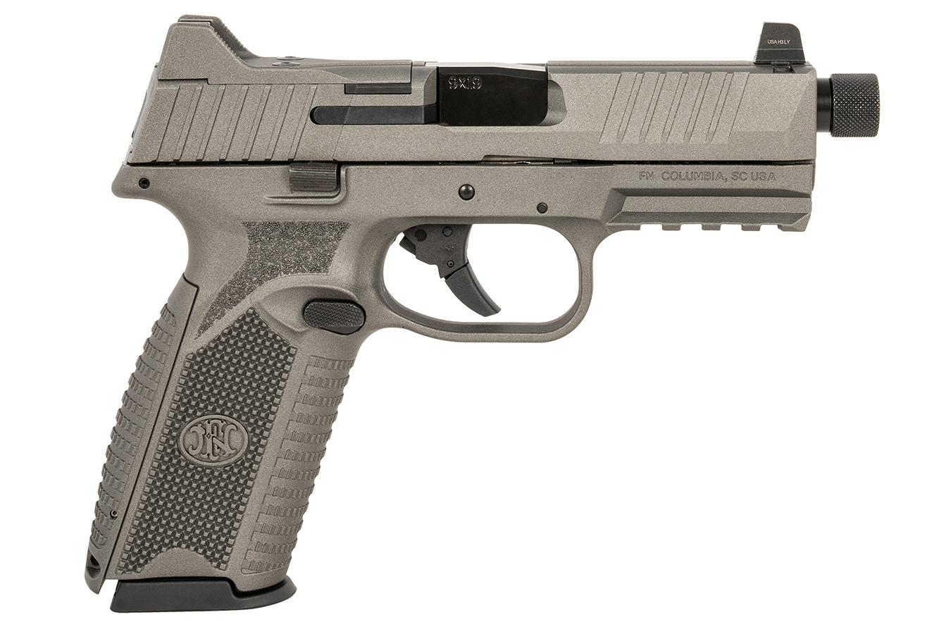 FN 509 Tactical 9mm Optic Ready Pistol with Gray Cerakote Finish and Five Total Magazines