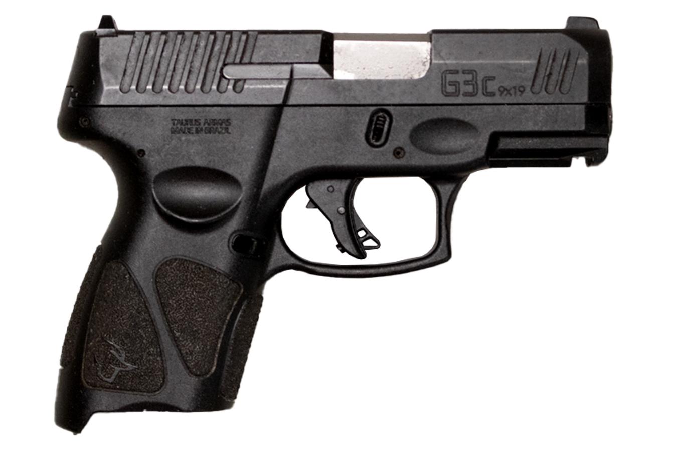 Taurus G3C 9mm Police Trade-In Semi-Auto Pistol with Manual Safety (Magazine Not Included)