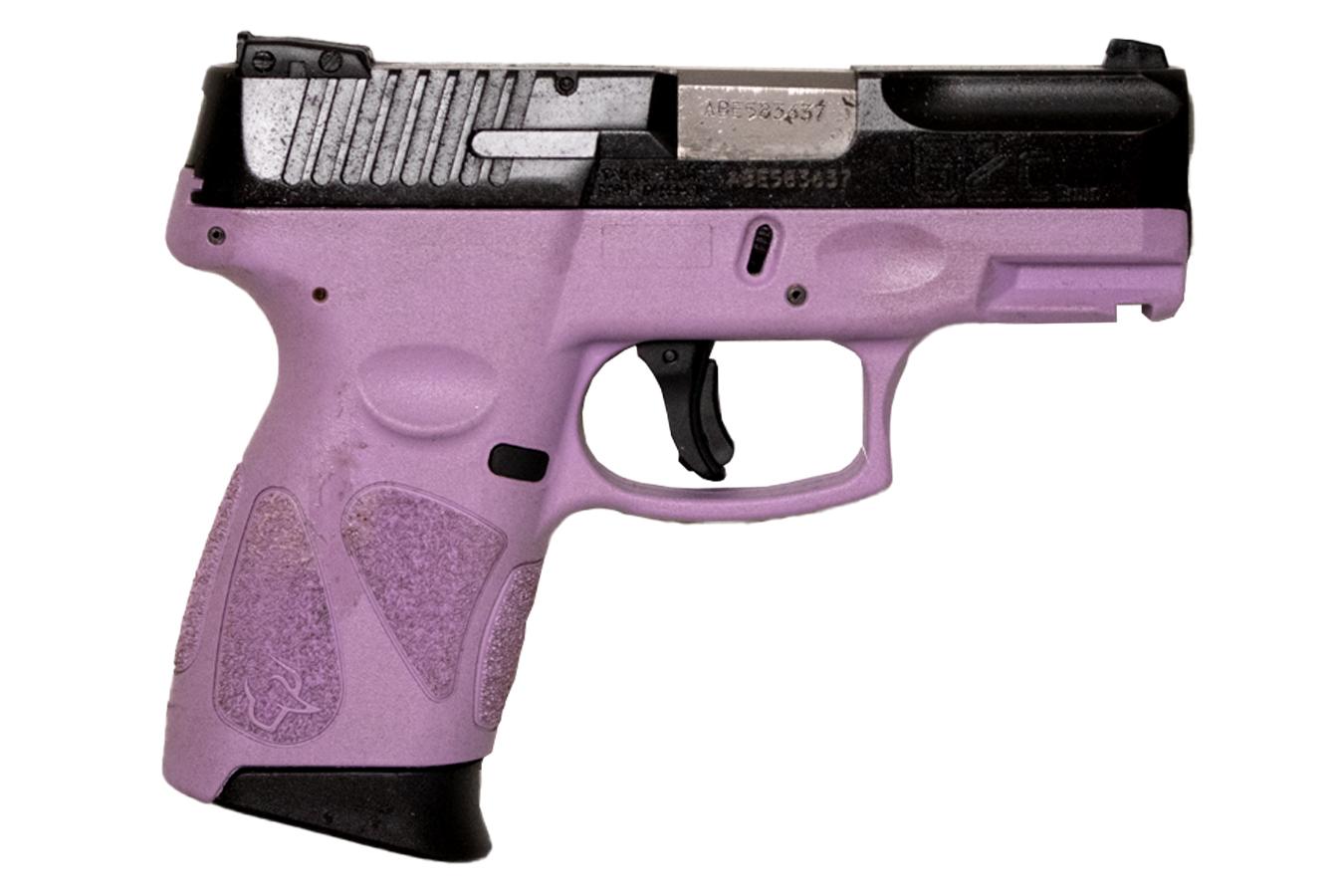 Taurus G2C 9mm Police Trade-In Semi-Auto Pistol with Purple Frame