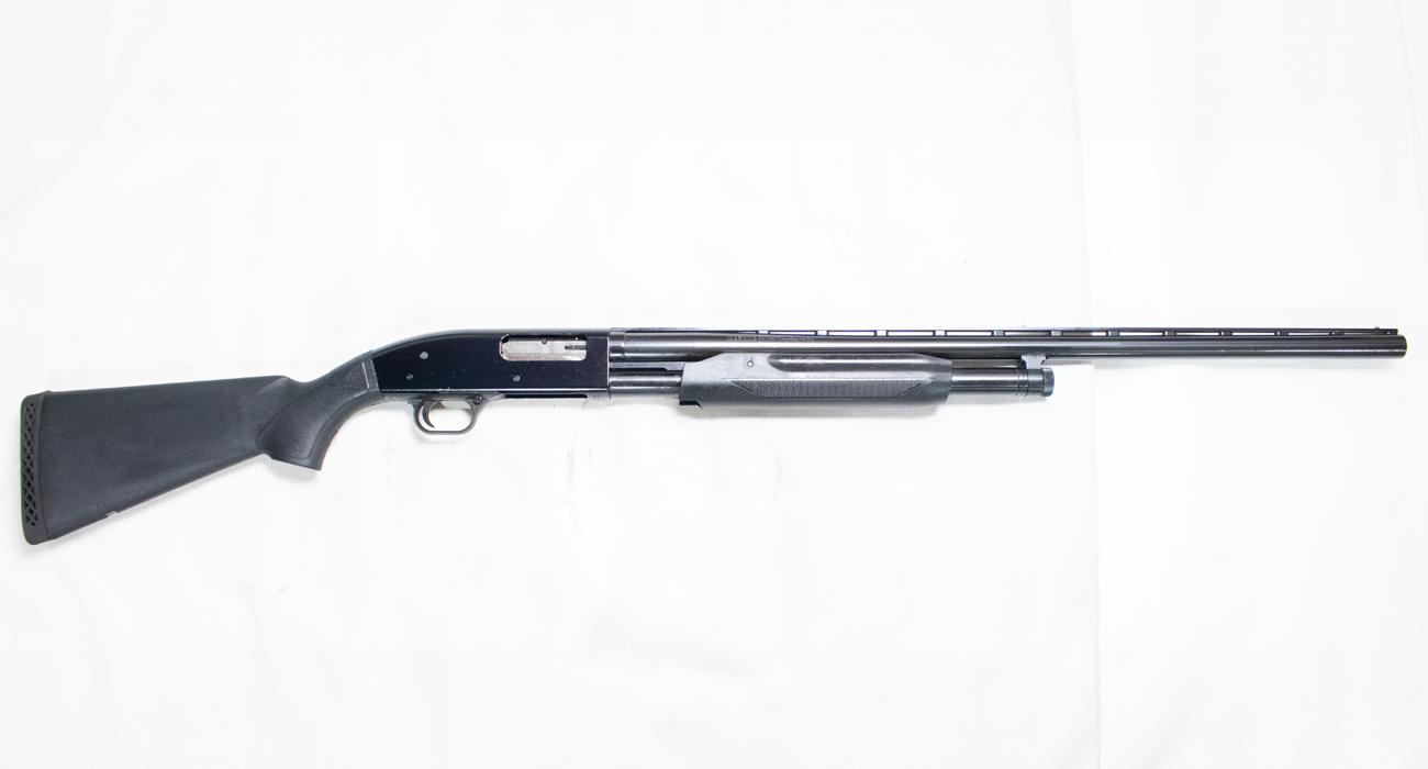 Maverick Model 88 12-Gauge Police Trade-In Pump-Action Shotgun with Padded Stock