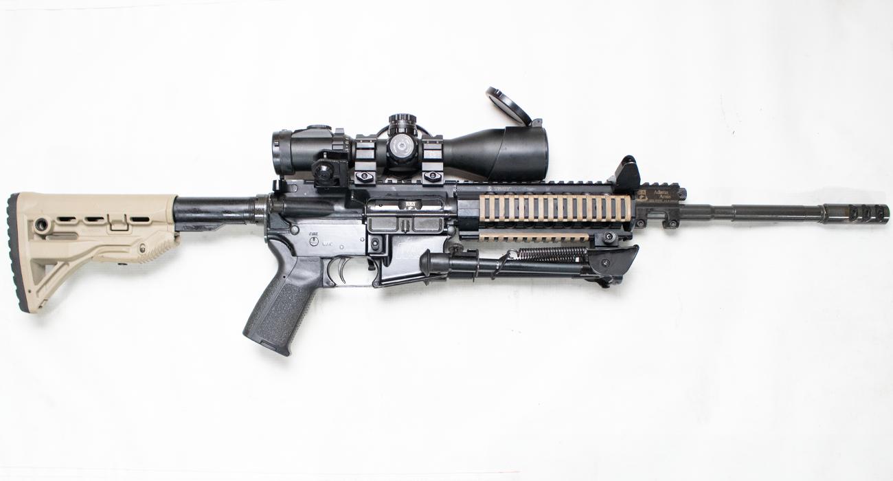 Smith & Wesson M&P-15 5.56mm Police Trade-In Semi-Auto Rifle with Leapers Accushot Scope (Magazine Not Included)