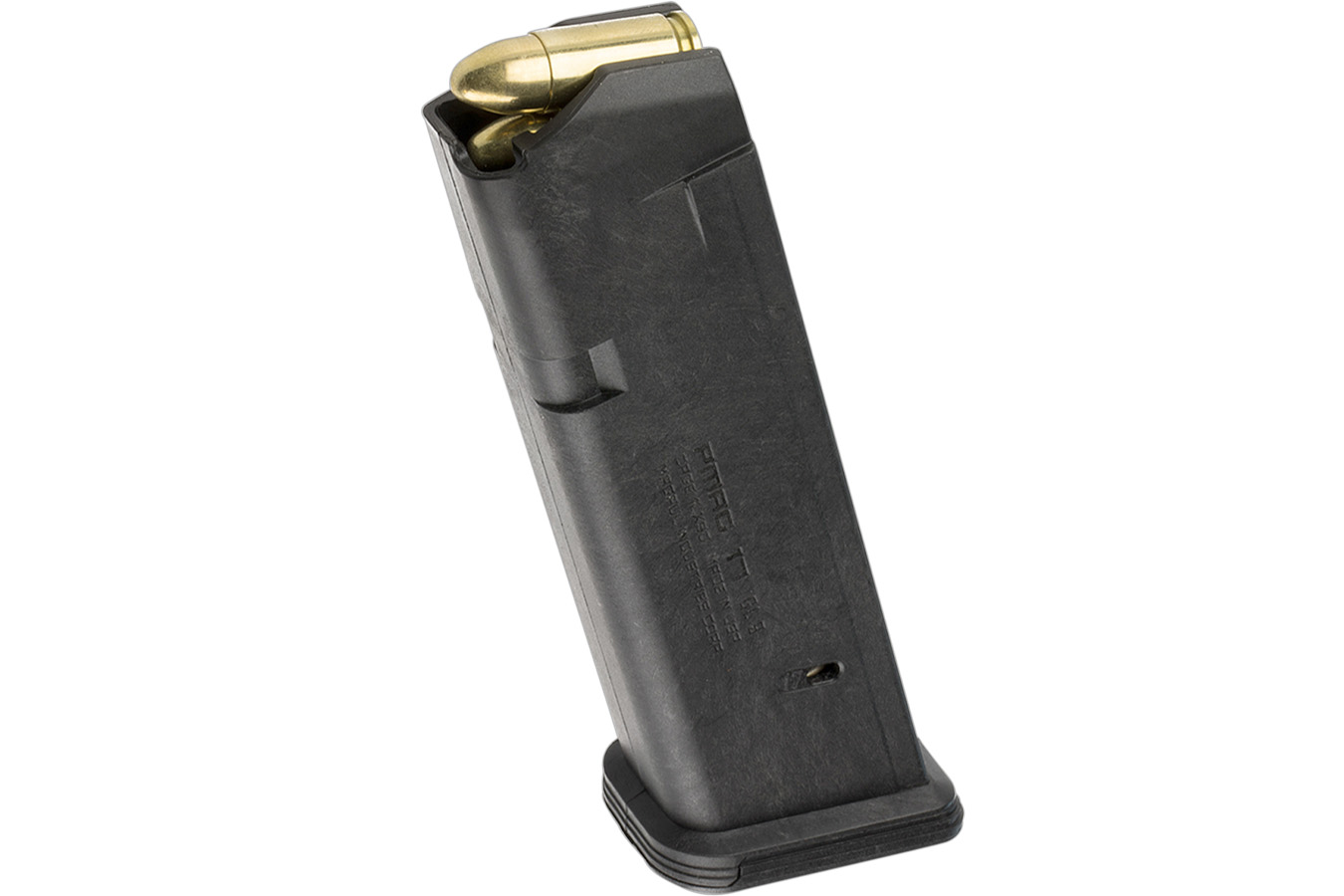 Magpul PMAG GL9 17rd 9mm Luger Compatible w/Glock 17/19/26/34/45 Black Polymer