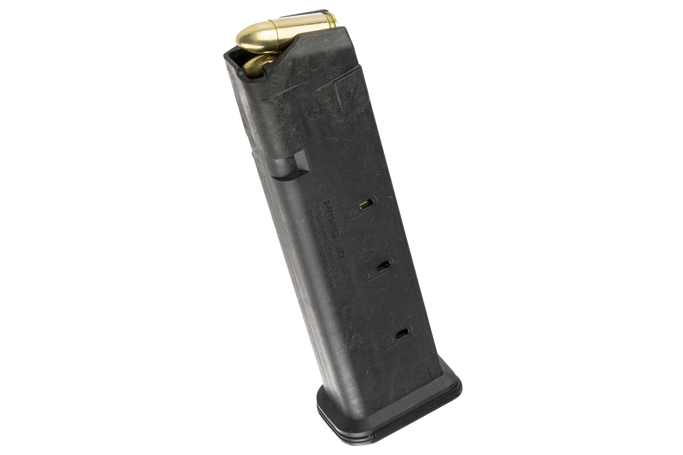 Magpul  PMAG GL9 21rd 9mm Luger Compatible w/Glock 17/19/26/34/45 Black Polymer