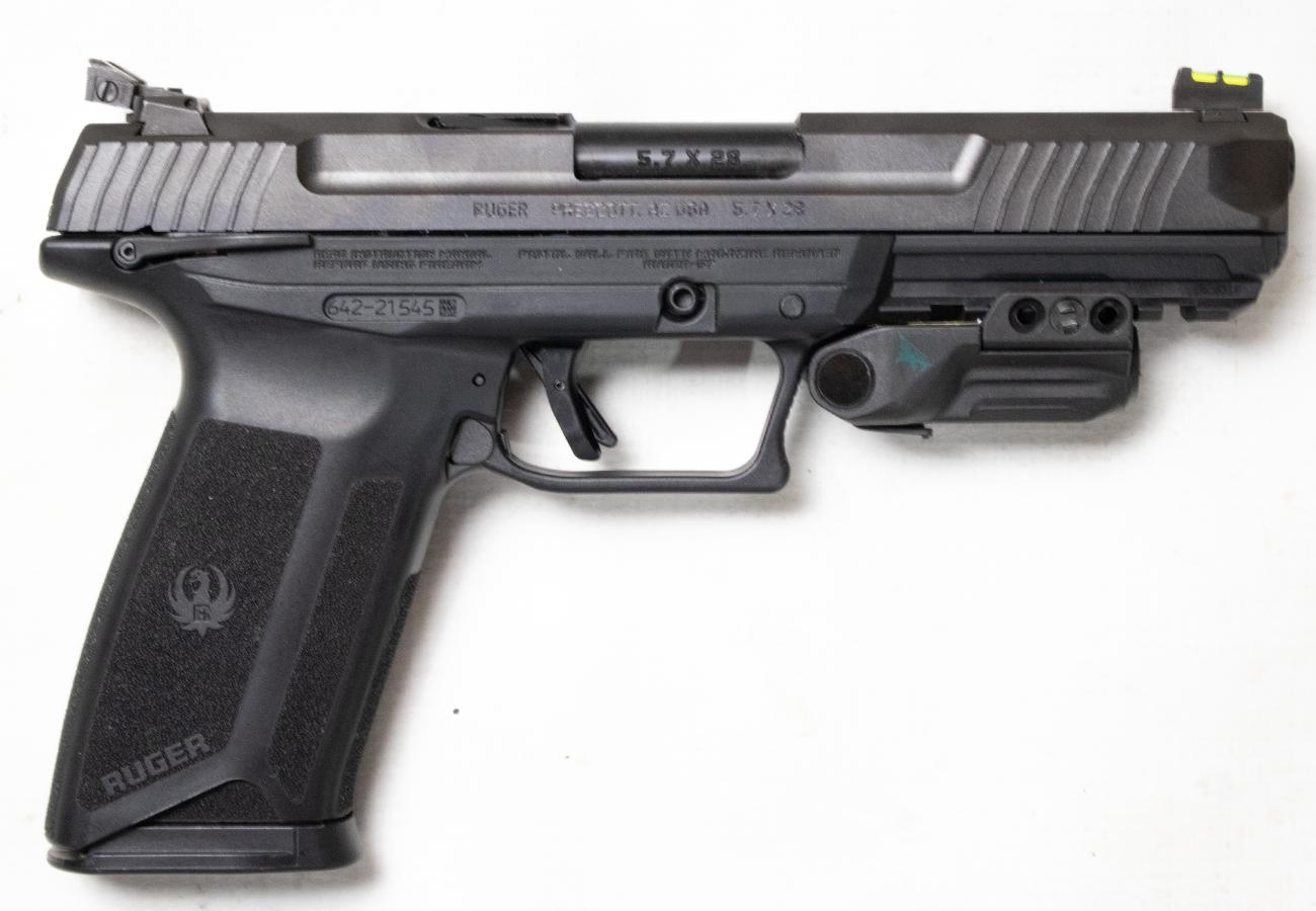 Ruger 57 5.7x28mm Police Trade-In Semi-Auto Pistol with Weaponlight