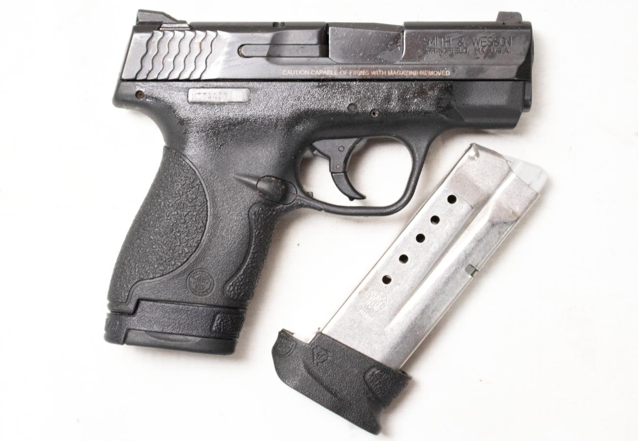 Smith & Wesson M&P9 Shield  9mm Police Trade-In Semi-Auto Pistol with Extra Magazine