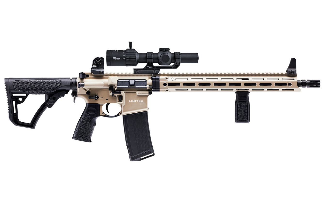 DANIEL DEFENSE DDM4 V7 DESERT SAGE LIMITED SERIES 5.56 NATO RIFLE W/ 1-6X24MM SCOPE