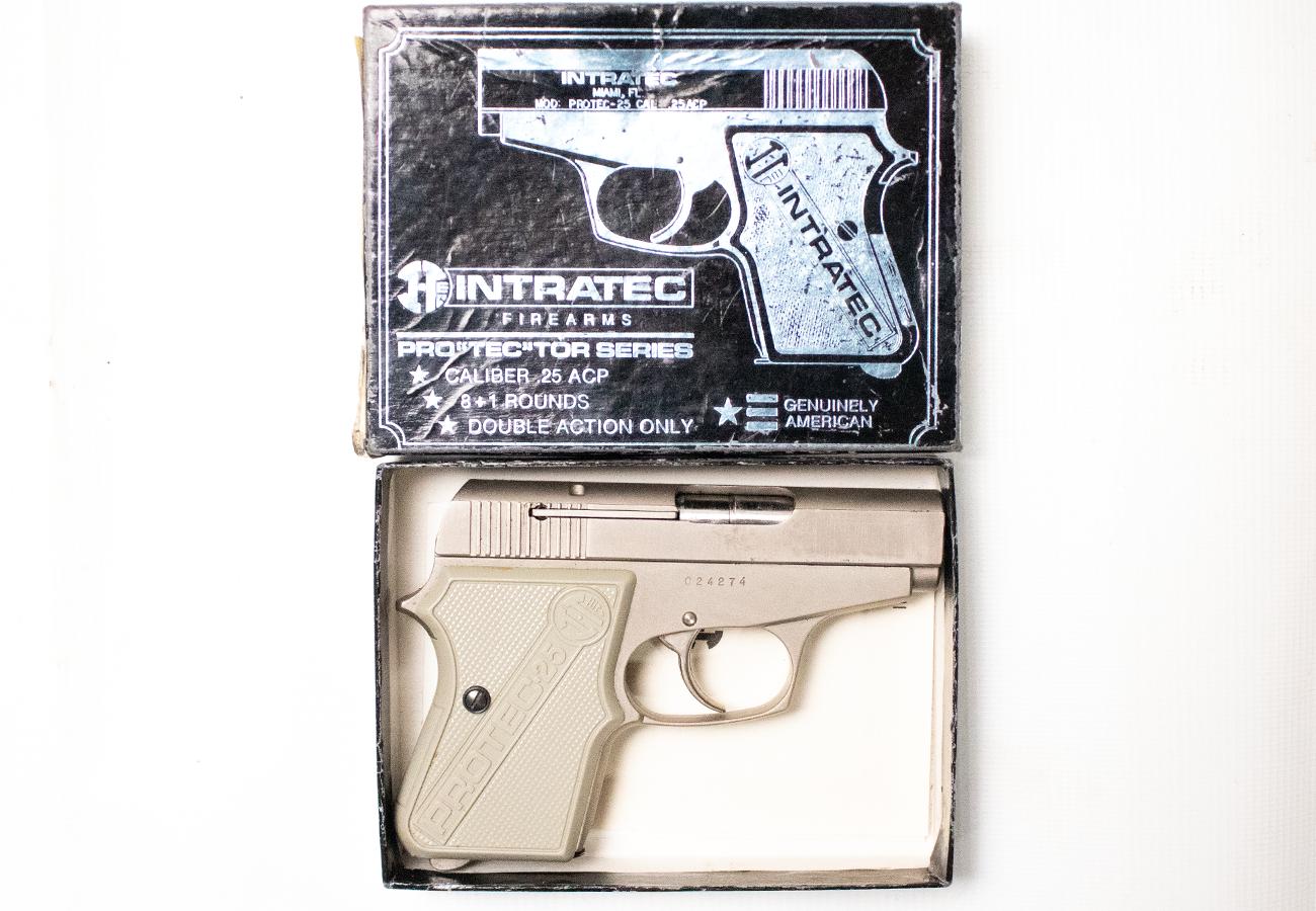 Intratec Protec-25 25ACP Used Semi-Auto Pistol with OEM Box | Sportsman ...