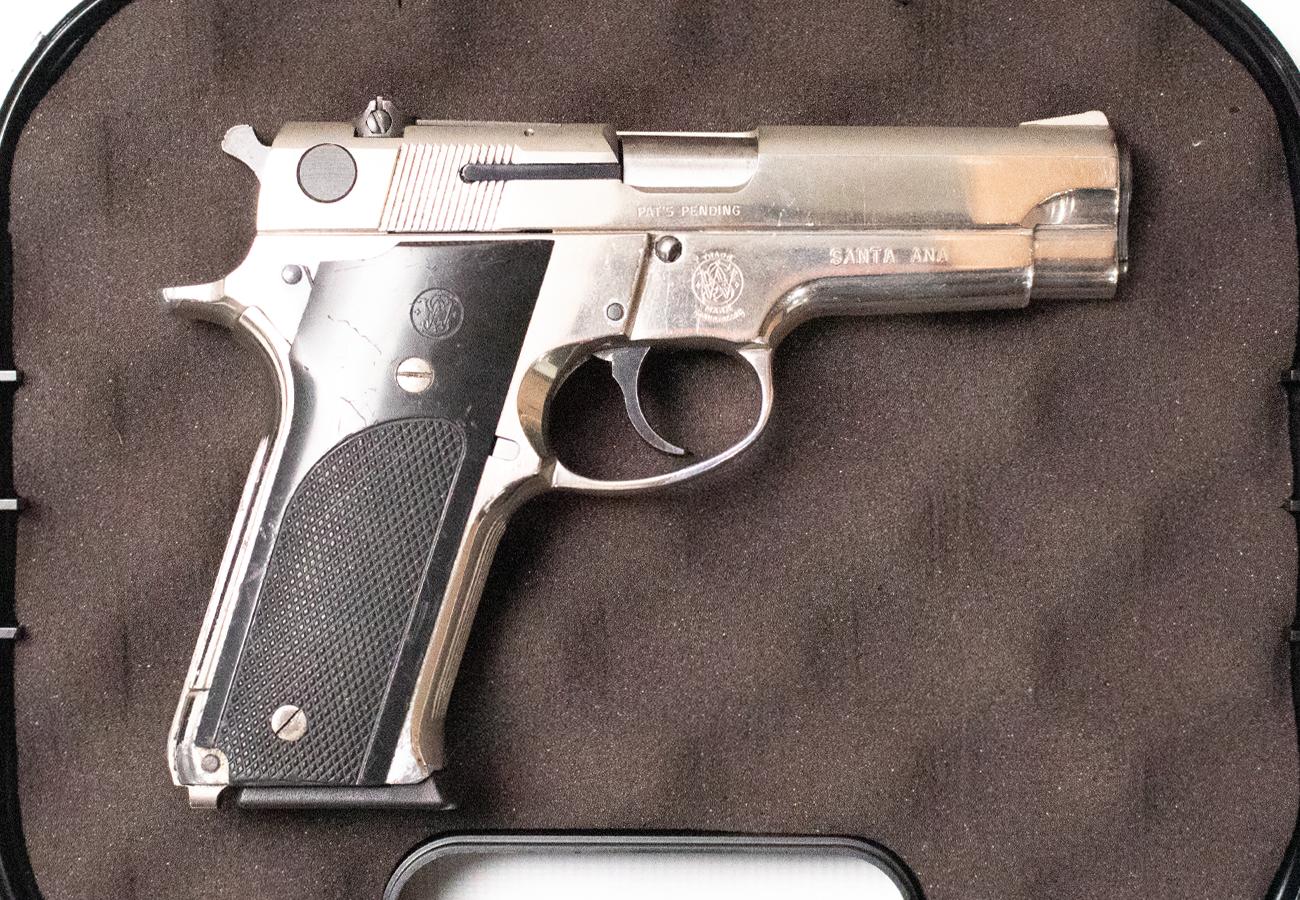 Smith & Wesson 59 9mm Used Semi-Auto Pistol with DA/SA Trigger and Nickel Finish