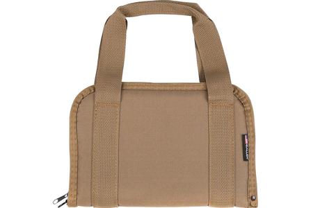 ALLEN COMPANY Pistol Tote Flat Dark Earth Endura 11.50" Long Lockable Holds 1 Handgun - ALLEN COMPANY