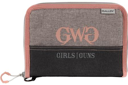 ALLEN COMPANY Girls with Guns Roses Are Gold Gray w/Rose Gold Accents Polyester Holds Handgun - ALLEN COMPANY