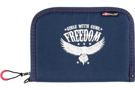 ALLEN COMPANY Freedom Navy w/White Letters & Picture Polyester Holds Handgun - ALLEN COMPANY