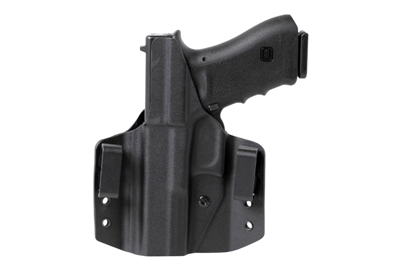 Uncle Mikes CCW OWB Holster Black Boltaron Belt Slide for Ruger SR/SR Compact (Right Hand)