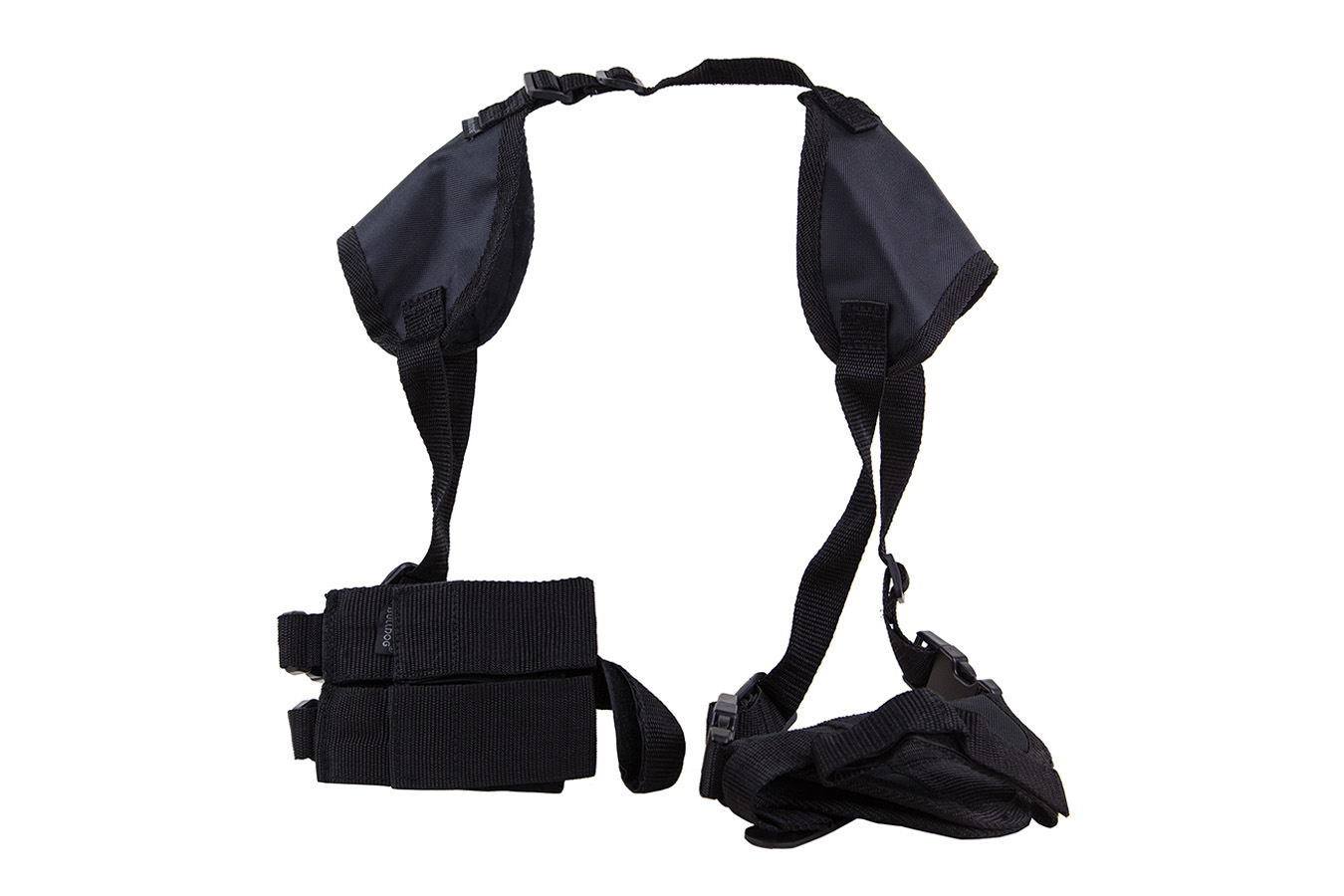 Bulldog Deluxe Shoulder Harness Black Nylon Holster for S&W M&P Compact/Taurus Millennium/2.50-3.75