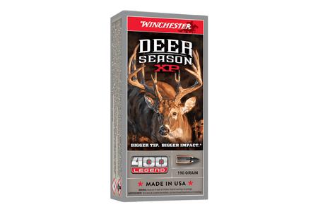 WINCHESTER AMMO 400 Legend, 190 Grain Deer Season XP 20/Box