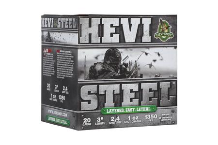 HEVI-STEEL 20GA 3IN 1OZ #2  #4 STACK 