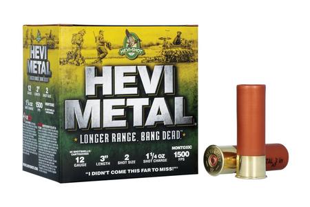 HEVI-METAL LONGER RANGE 12GA 3IN 1-1/4OZ #2