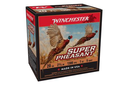 WINCHESTER AMMO 20 Gauge 2 3/4 in 5 Shot Super Pheasant 25/Box