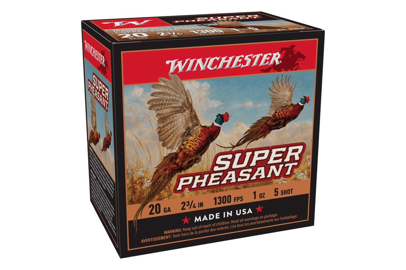 WINCHESTER AMMO 20 GA 2-3/4 IN 1 OZ PLATED HIGH VELOCITY SUPER PHEASANT