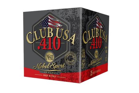 CLUB USA 410GA 2.5` 1/2OZ 6SHOT 25RNDS PER BOX