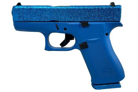 43X 9MM PISTOL WITH SAPPHIRE GLITTER BLUE FINISH