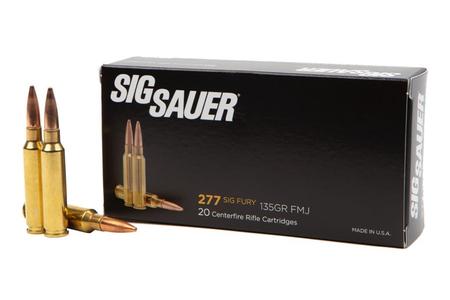 SIG SAUER  277 SIG FURY, ELITE BALL FMJ, CONVENTIONAL CASING, 135GRAIN