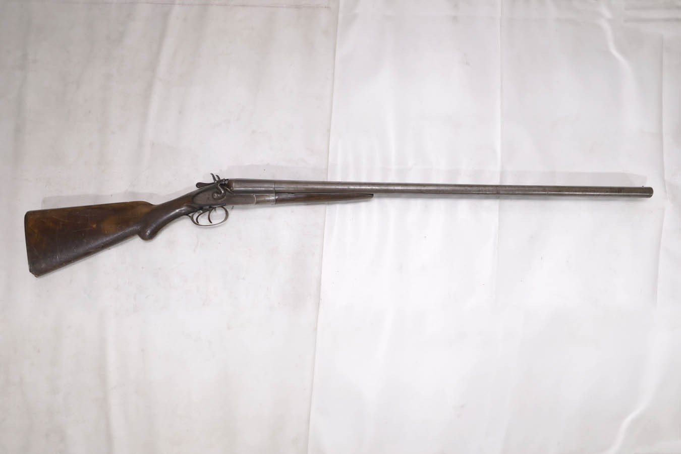 H. Pieper Diana 12 Gauge SXS Police Trade-In Shotgun