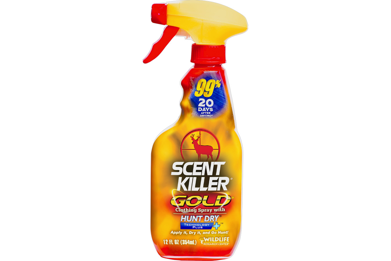 Wildlife Research Scent Killer Gold Odor Eliminator Odorless Scent 12 oz Trigger Spray