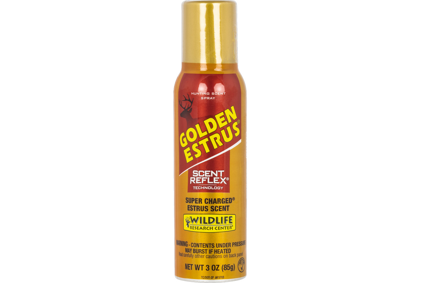 Wildlife Research Golden Estrus Scent Reflex Deer Attractant Doe In Estrus Scent 3 oz Aerosol