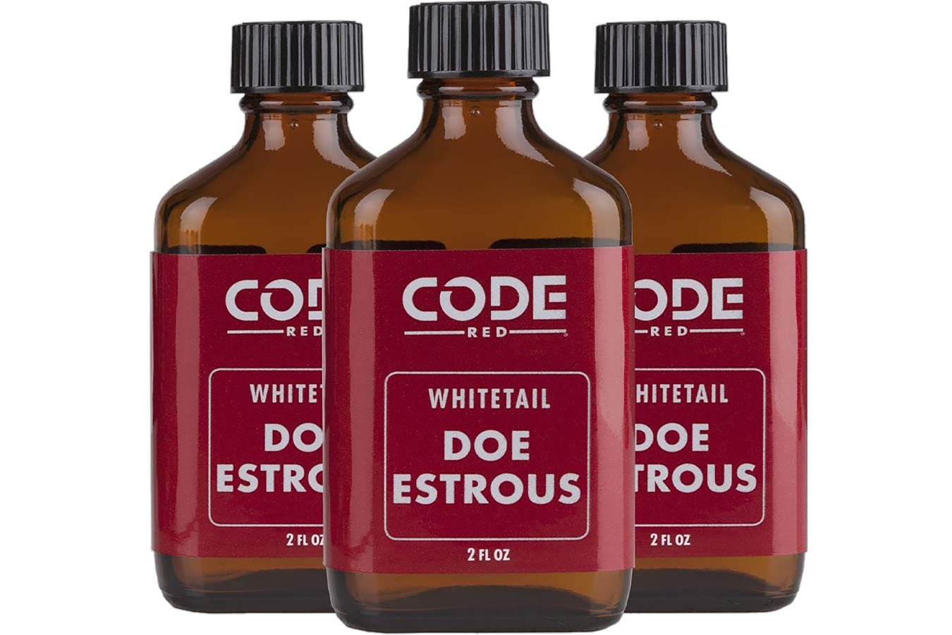 Moultrie Code Blue Code Red Doe Estrous 2 fl oz Liquid 3 Pack