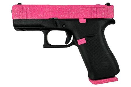 GLOCK 43X MOS 9MM 3.41 BLACK GMB BARREL PIXIE MOCK UP CERAKOTE BLACK FRAME