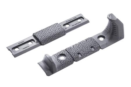 HAND STOP KIT M-LOK AR-PLATFORM COMPATIBLE, M-LOK GRAY POLYMER