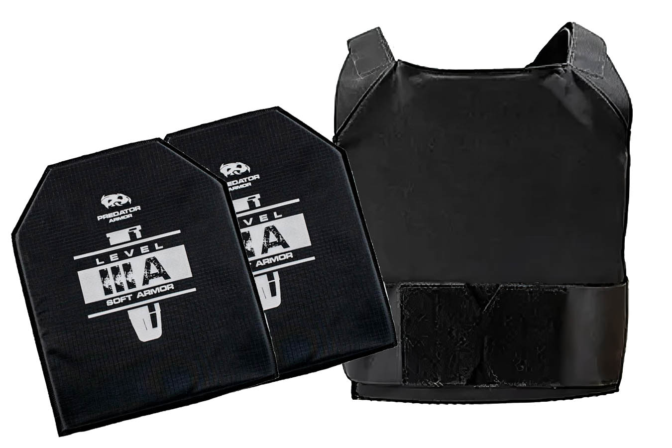 PREDATOR ARMOR LEVEL IIIA SOFT ARMOR / CONCEALABLE PLATE CARRIER PACKAGE