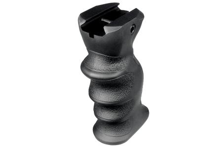 UTG® CONTOURED VERTICAL FOREGRIP, AMBIDEXTROUS, BLACK 