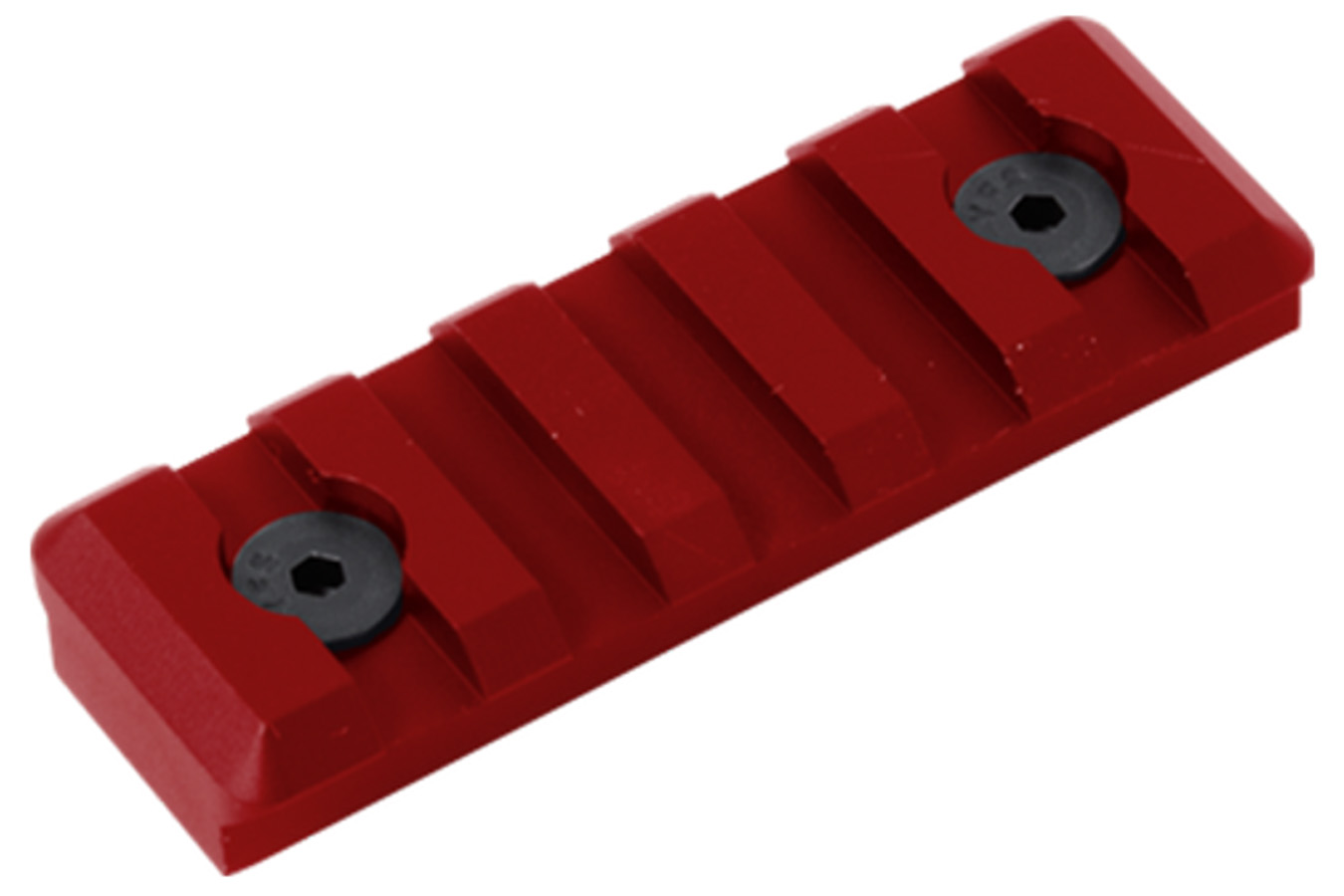 Timber Creek M-LOK 5 Slot Picatinny Rail, Red