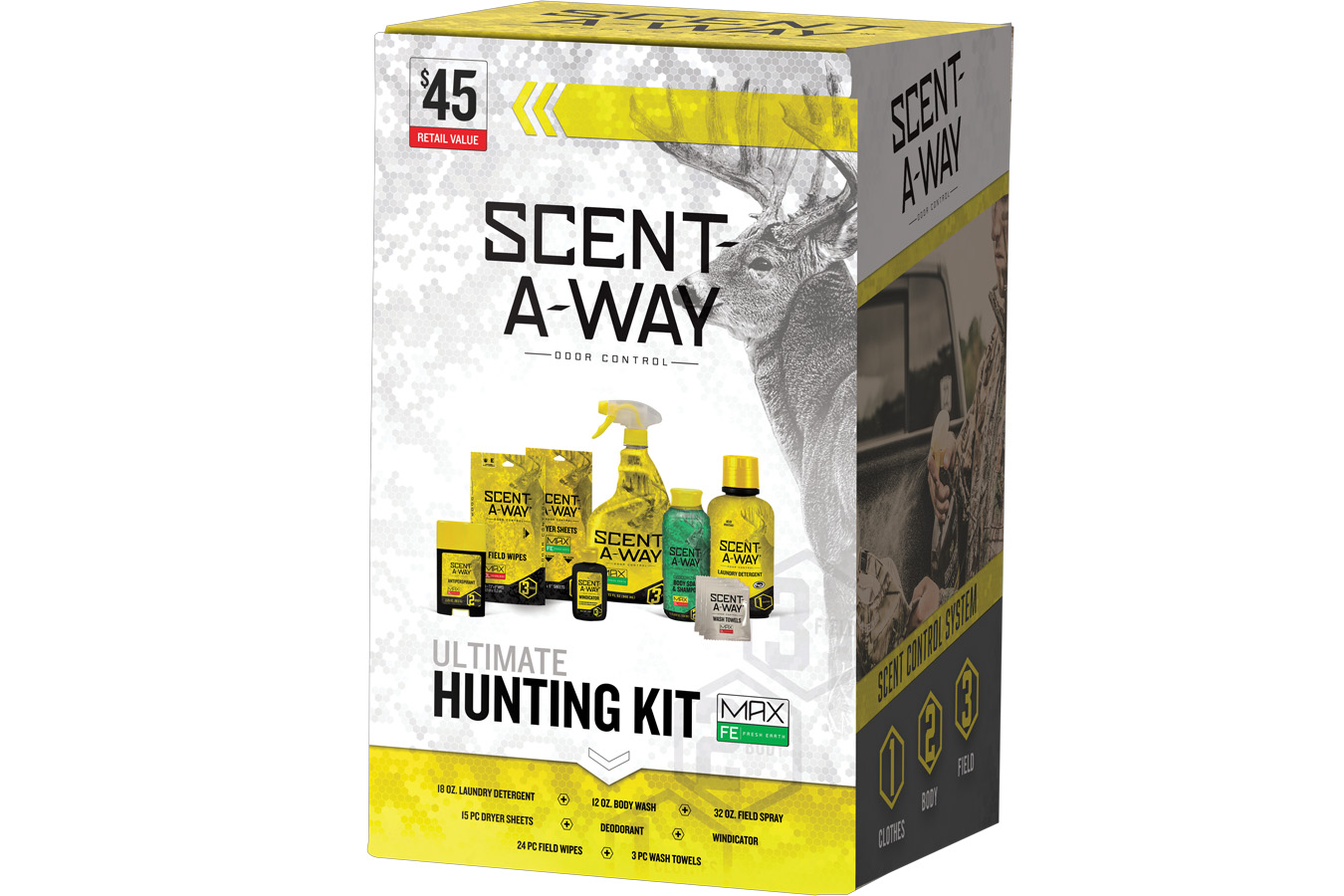 Hunters Specialties Scent-A-Way Max Ultimate Hunting Kit Odor Eliminator Odorless Scent