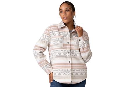 WOMENS SUEDED CHILL OUT FLEECE JACKET