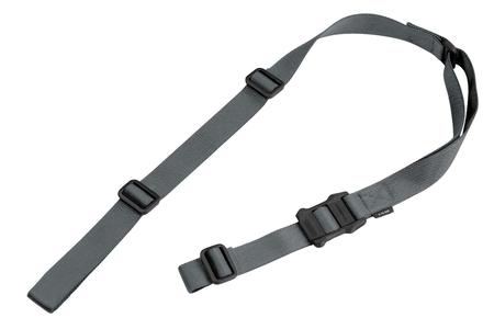 MS1 SLING, TWO-POINT GRAY NYLON WEBBING