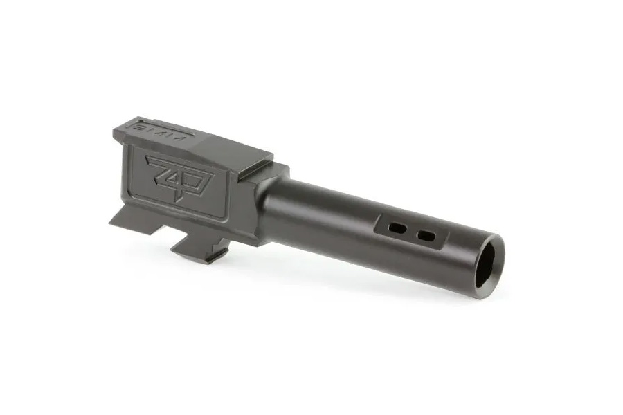 Zaffiri Precision Glock 43 Barrel – PORTED – Black Nitride