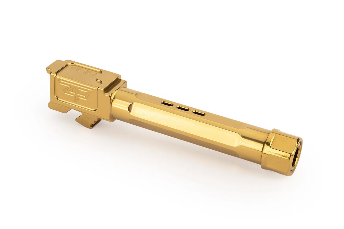 Zaffiri Precision Glock 19 Barrel – Top Ported and Threaded – Gold