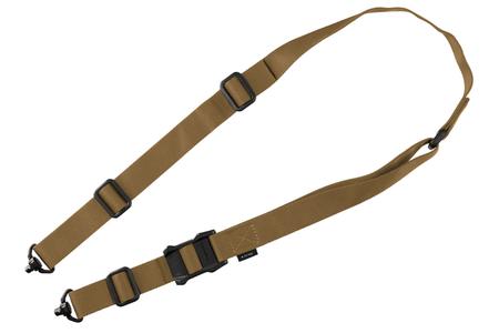 MS1 QDM SLING, NYLON WEBBING, COYOTE FINISH, ADJUSTABLE TWO-POINT DESIGN & SWIVE