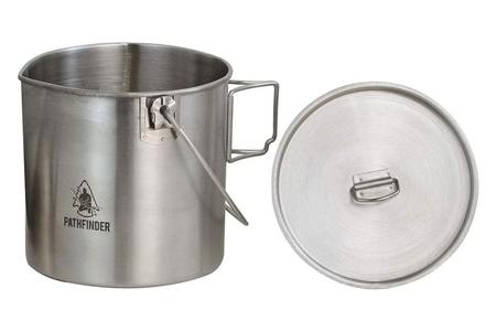 STAINLESS STEEL 64OZ BUSH POT