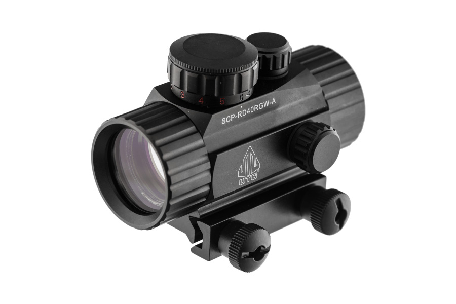 Leapers UTG 3.8in ITA Red/Green CQB Dot Sight with Integral Mount