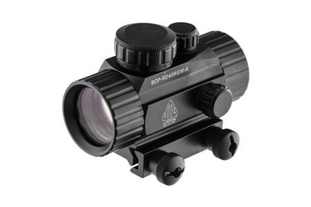 UTG® 3.8` ITA RED/GREEN CQB DOT SIGHT, WITH INTEGRAL MOUNT 